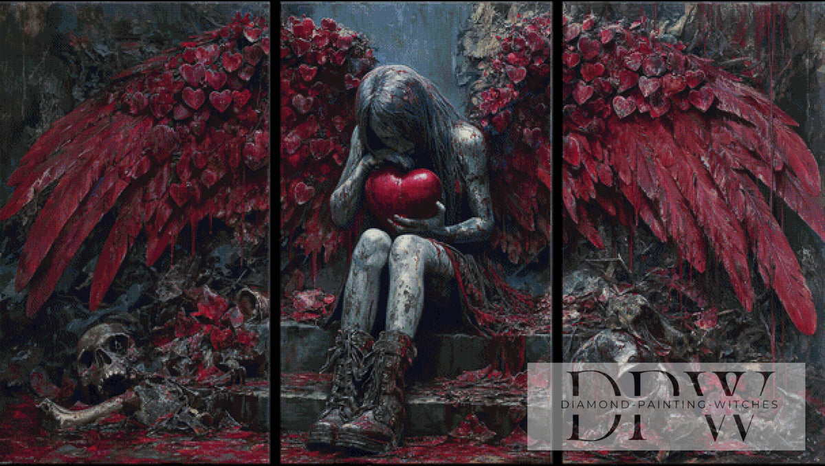 3-Teiler Angel of Hearts by Pixxel Pics