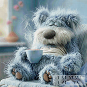 Carlos der Kaffee Teddy by Lisa Morgan mit 120 Farben