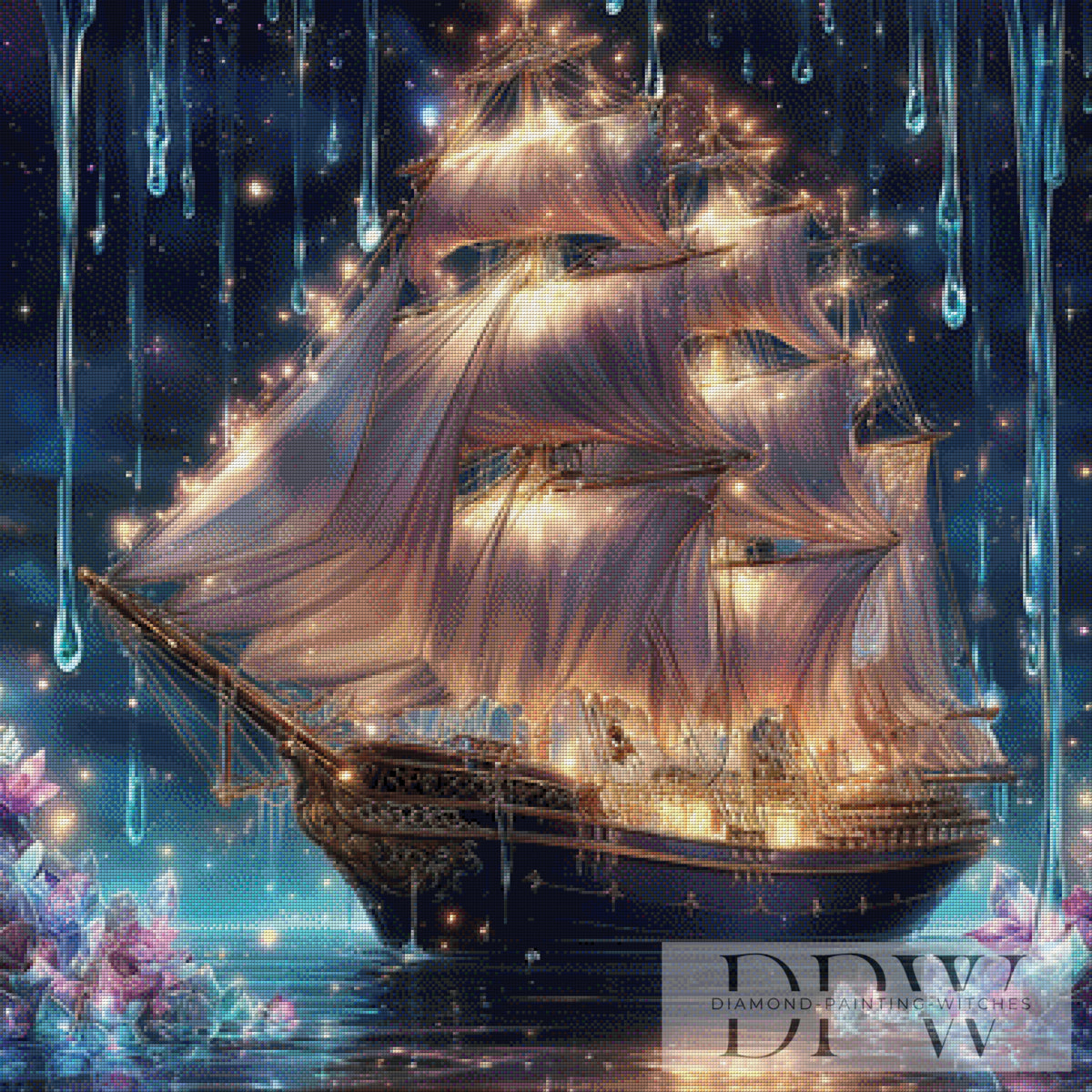 Magical Ship by Lisa Morgan with 230 colors