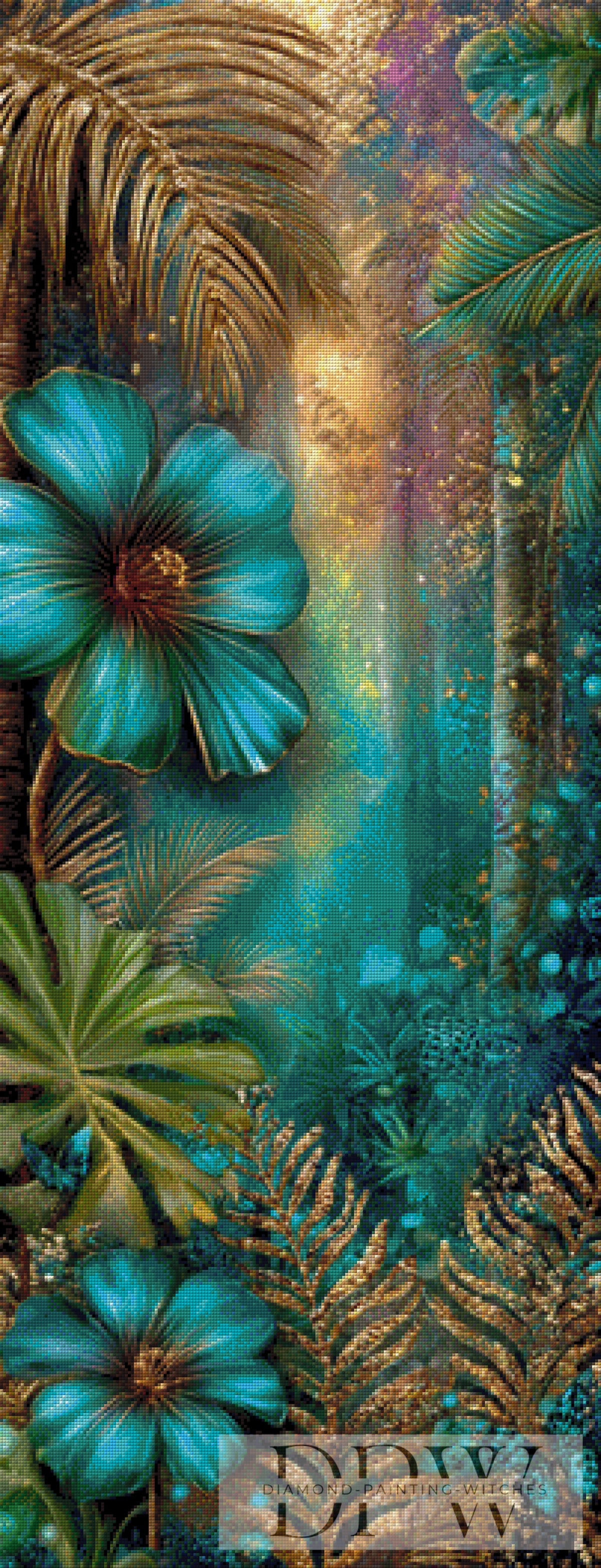 Jungle Path by Elly_A.I. with 215 colors