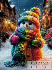 Rainbow Snowman by QN、370色使用