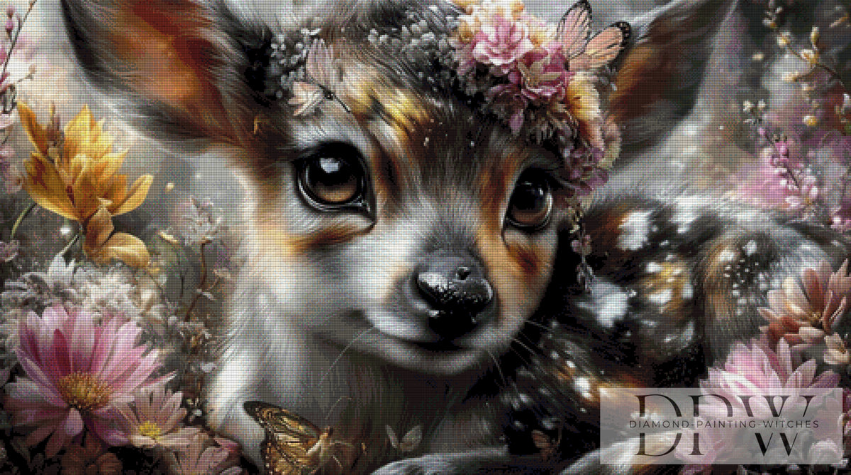 Cute Glitter Deer by CleoDora 185 colors
