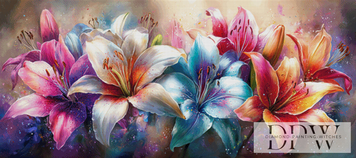 Lilienexplosion by ellufija mit 370 Farben