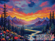 Mountain Peace by QN with 310 colors