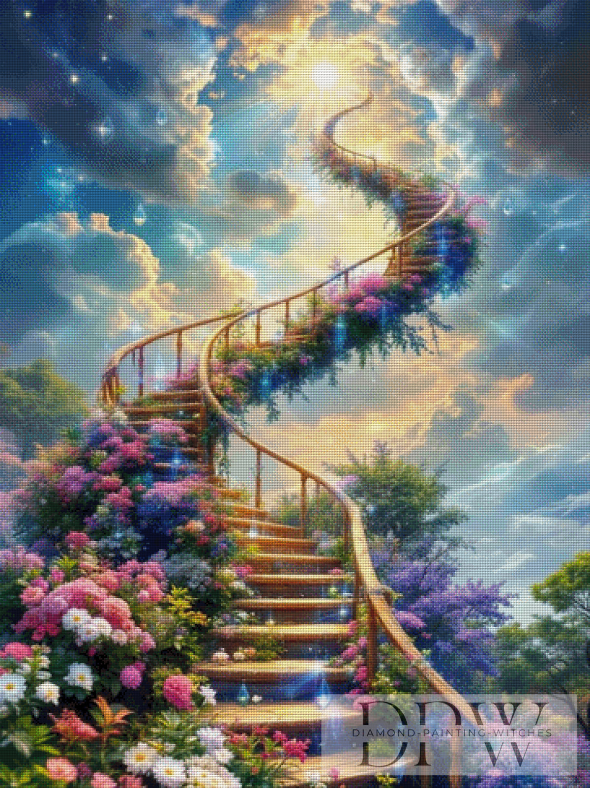 Paradise Staircase by QN with 340 colors