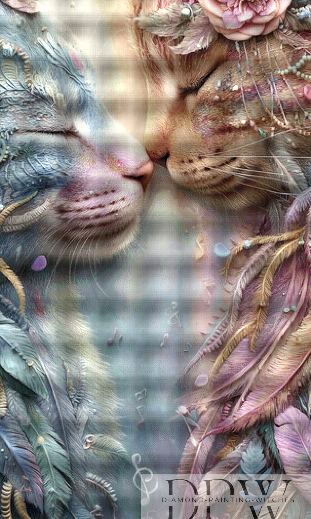 Harmony Cats by Elly_A.I. with 185 colors