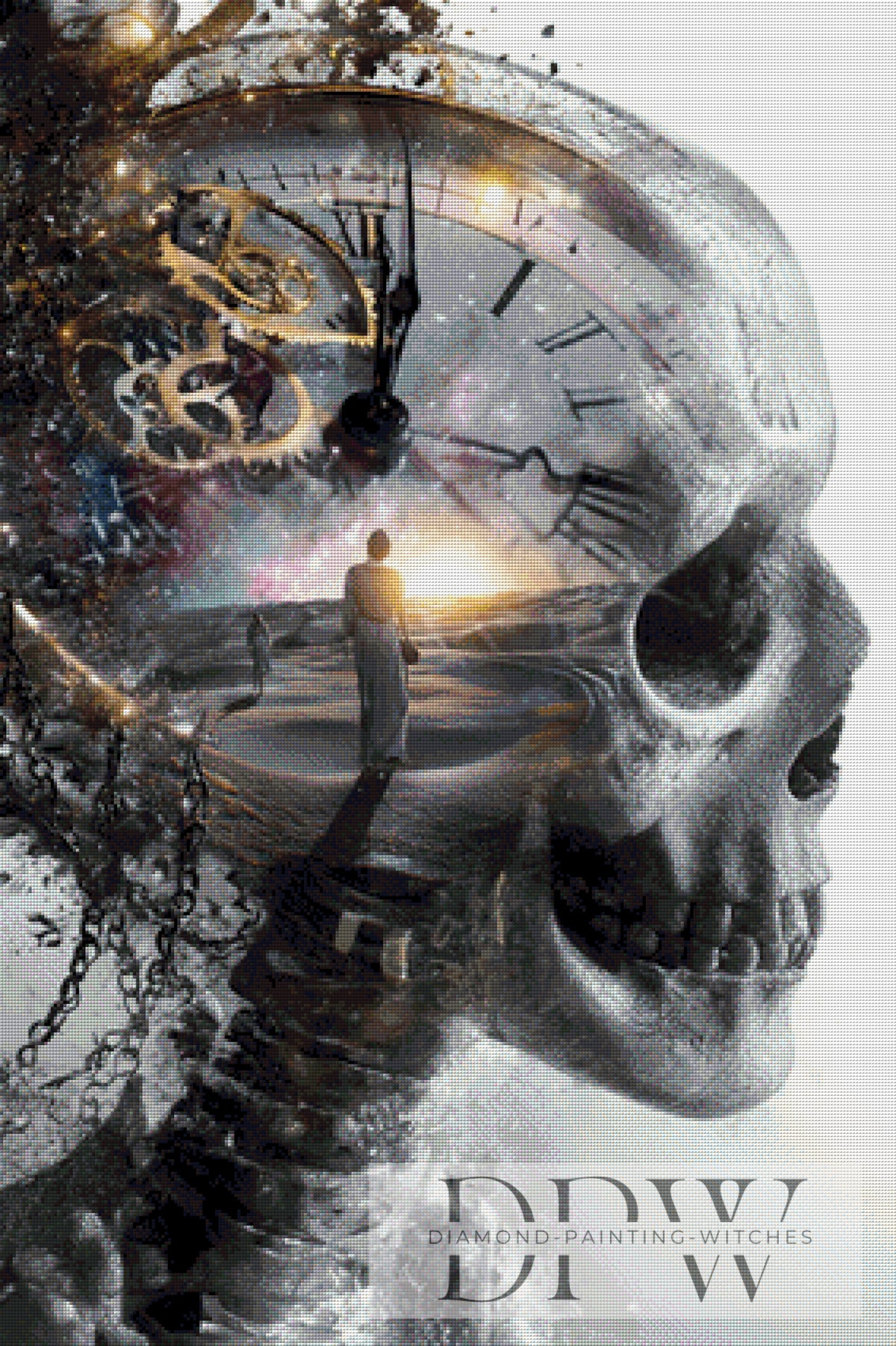 In the Skull of Eternity by theA.art with 135 colors
