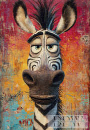 Funny Zebra by Catill mit 280 Farben