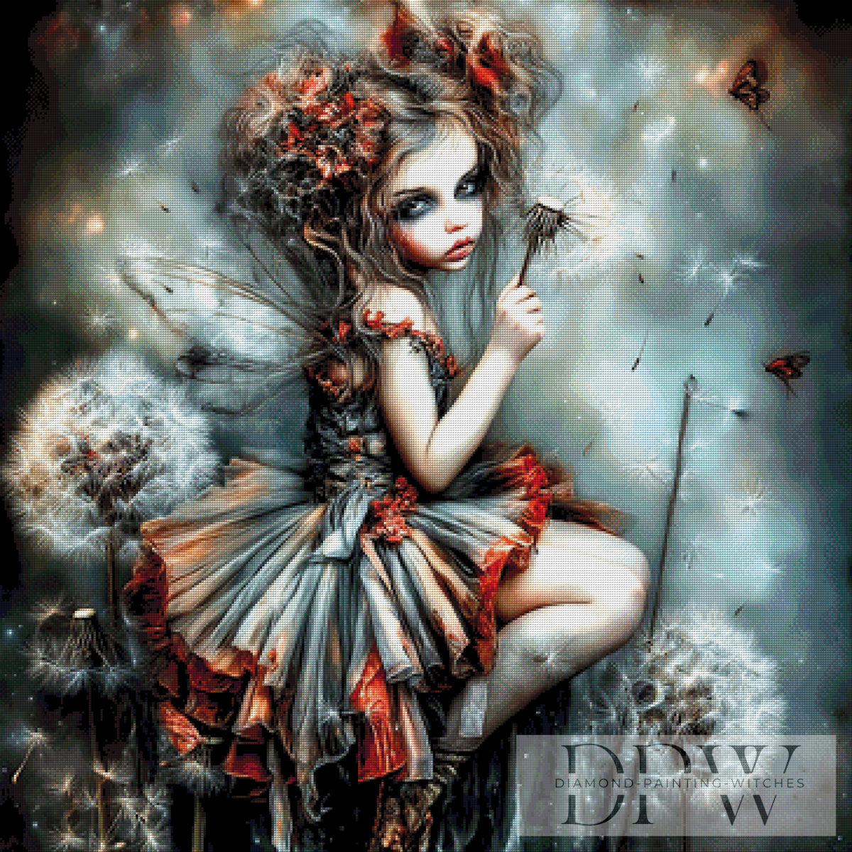 Pusteblume by Sunshine 80x80cm with 300 colors DPW-058