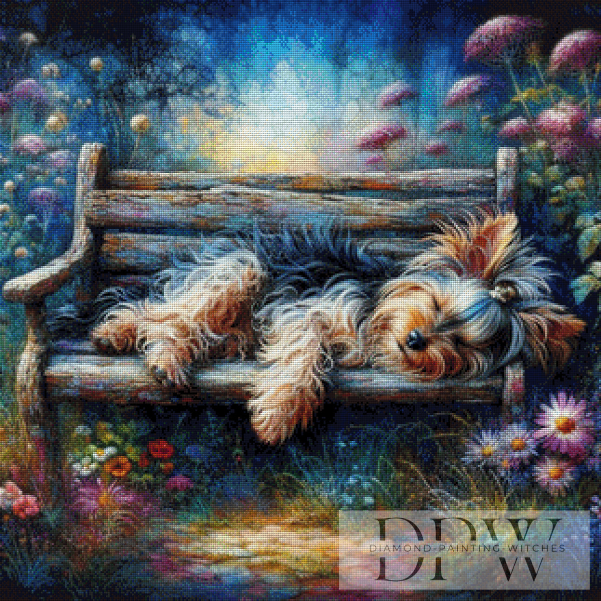 Yorki chillin' by CreatiVart with 300 colors
