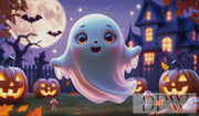 Halloween Ghost by CreatiVart with 240 colors