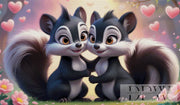 Skunks in Love by CreatiVart with 230 colors