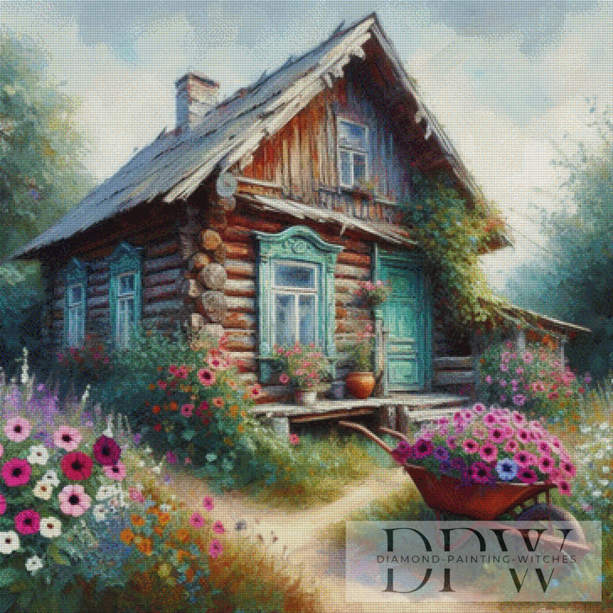 Abandoned Hut by CreatiVart with 300 colors