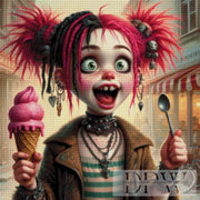 Ice cream is not good for your teeth by Casalla Vendetta with 240 colors