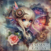 Steampunk Anime by CreatiVart with 250 colors