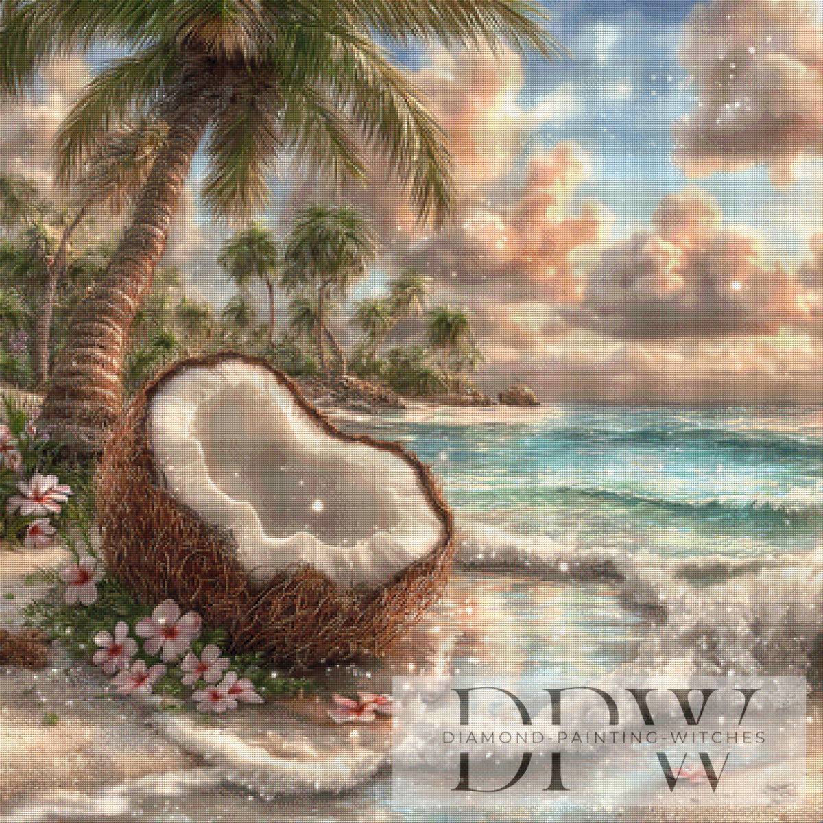 Caribbean Beach by Lisa Morgan with 200 colors