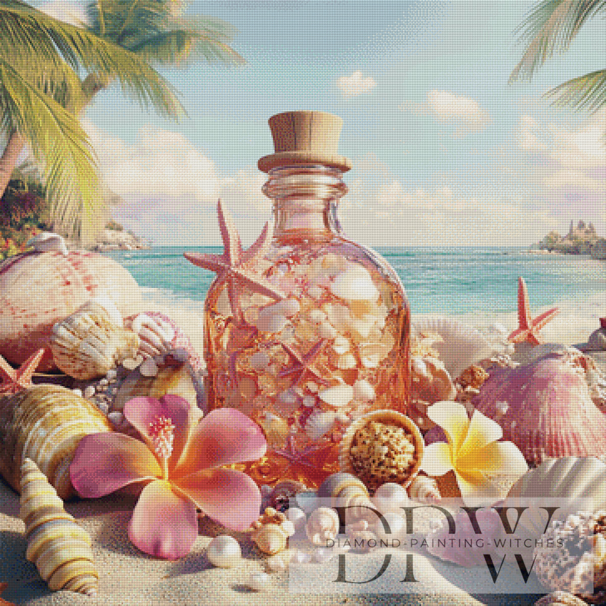 Shell Beach by Lisa Morgan with 260 colors