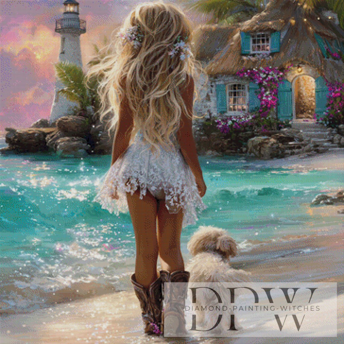 Beach walk by Elly_A.I with 250 colors
