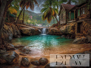 Private pool by Elly_A.I with 210 colors