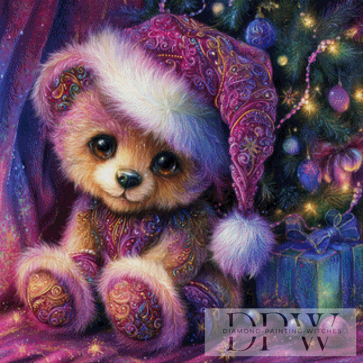 Christmas Teddy by Elly_A.I with 280 colors