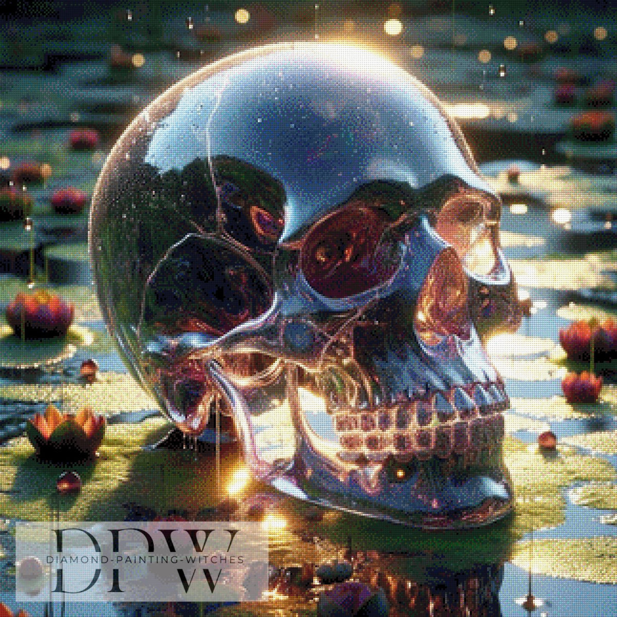 Glass Skull by Casalla Vendetta , mit 250 Farben