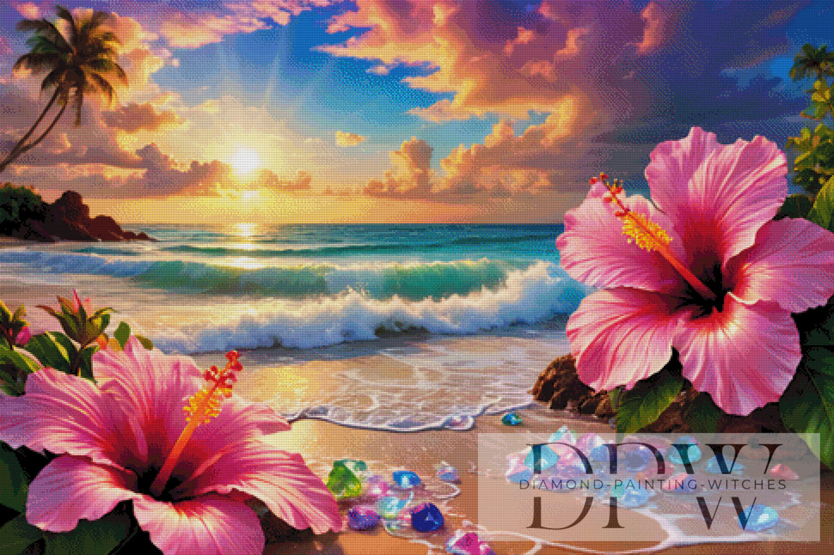 Caribbian Sunset by Melanie mit 390 Farben