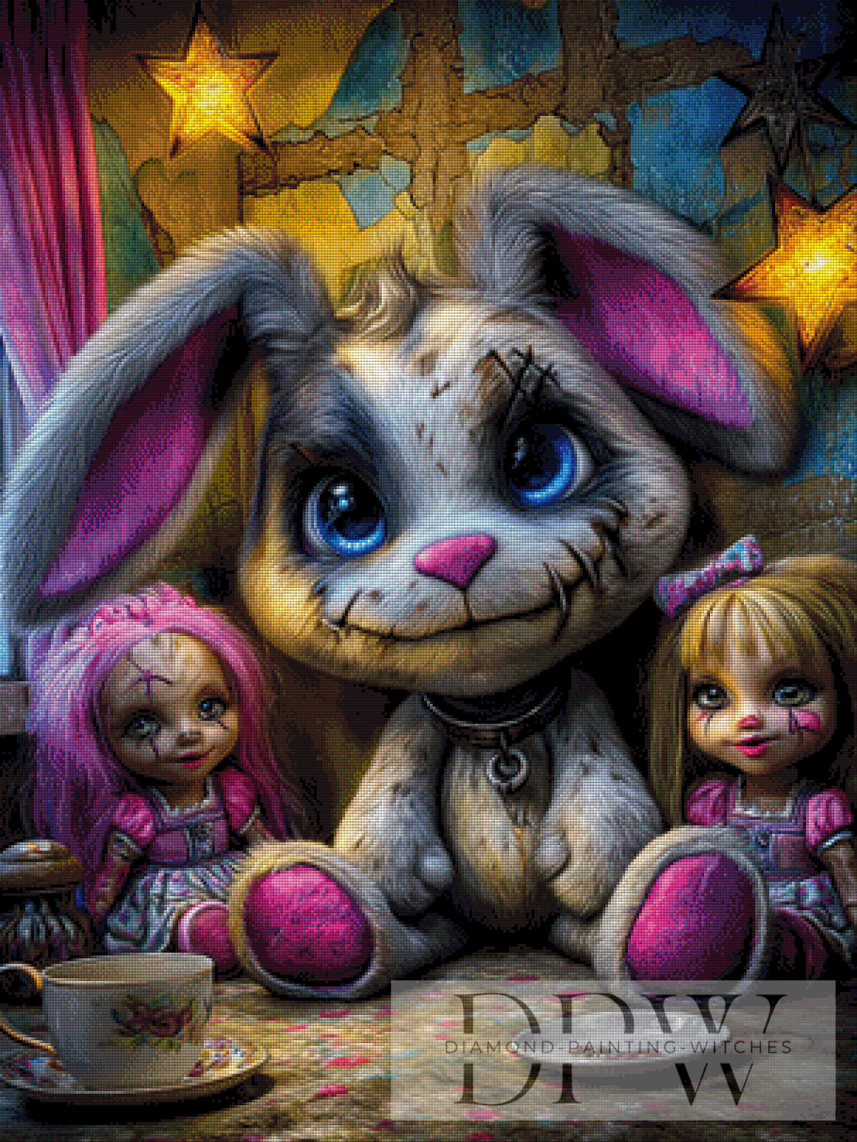 Horror Tea Party by Elly_A.I with 290 colors