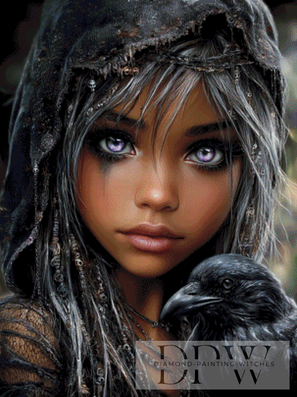 Raven Friend by Elly_A.I with 130 colors