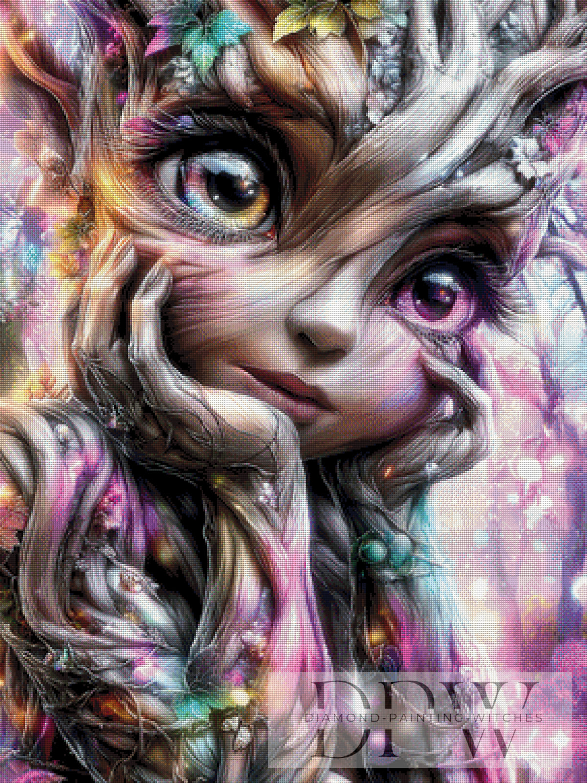 Tree Woman by Elly_A.I with 290 colors