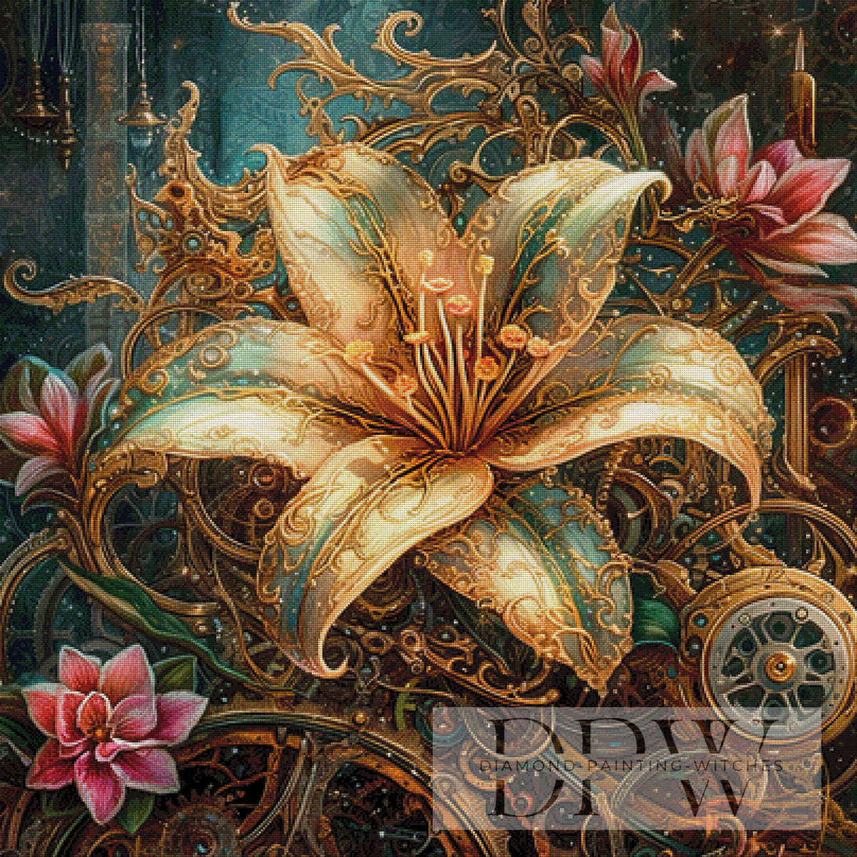 Steampunk Lily I by Catill mit 280 Farben