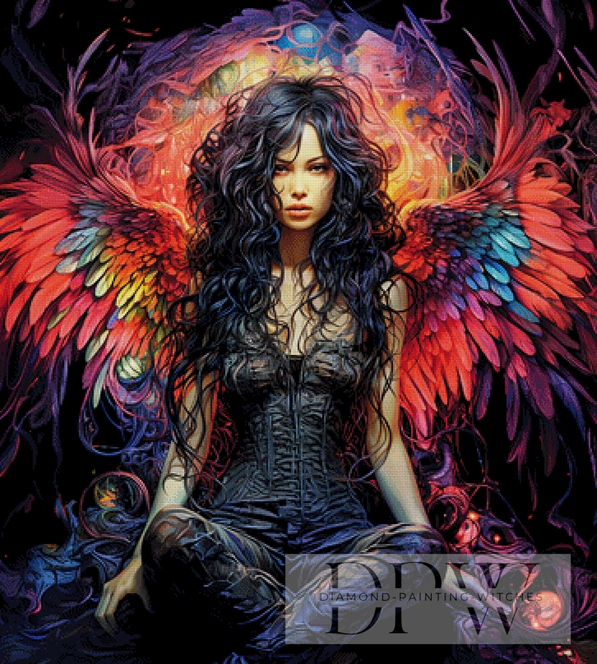 Dark Angel by Catill with 350 colors