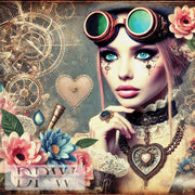 Blue Witch by Artifey, 70x90cm with 110 colors DPW-417