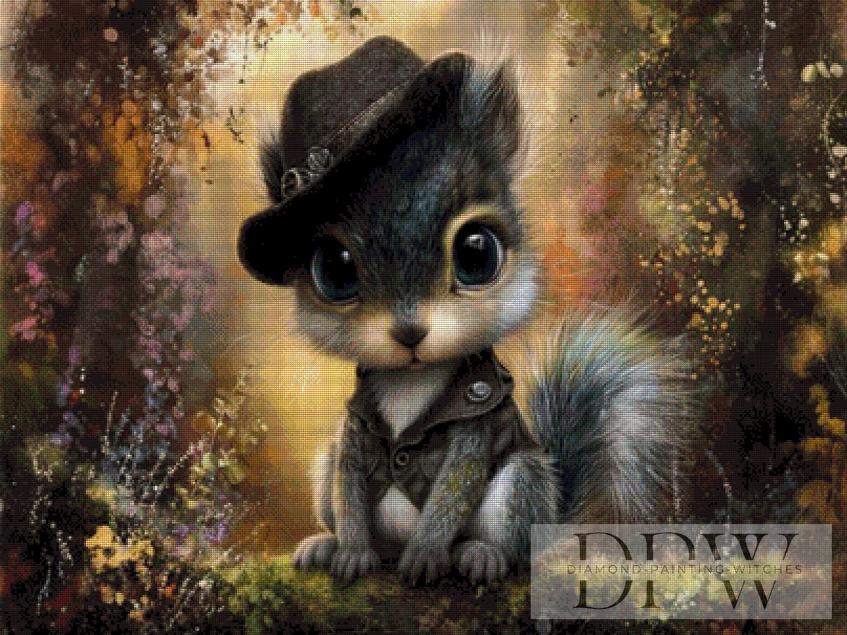 Rene the Squirrel by Elly_A.I with 165 colors