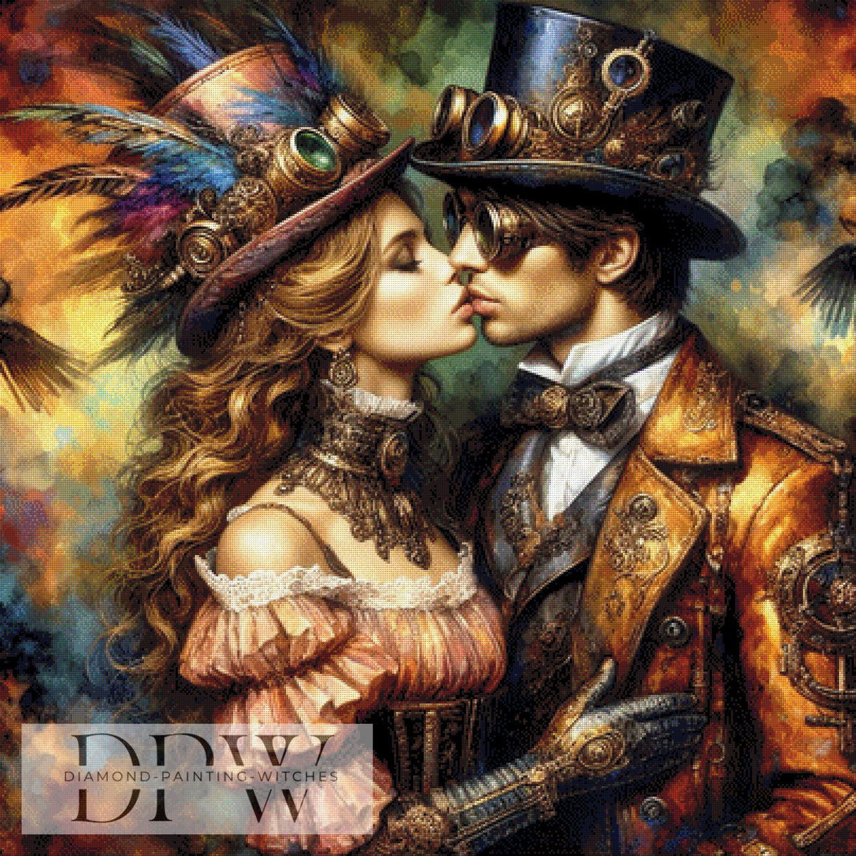 Blue Witch by Artifey, 70x90cm with 110 colors DPW-417