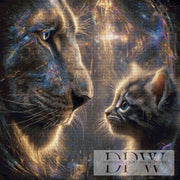 Cat meets lion by Catill 80x80 180 colors