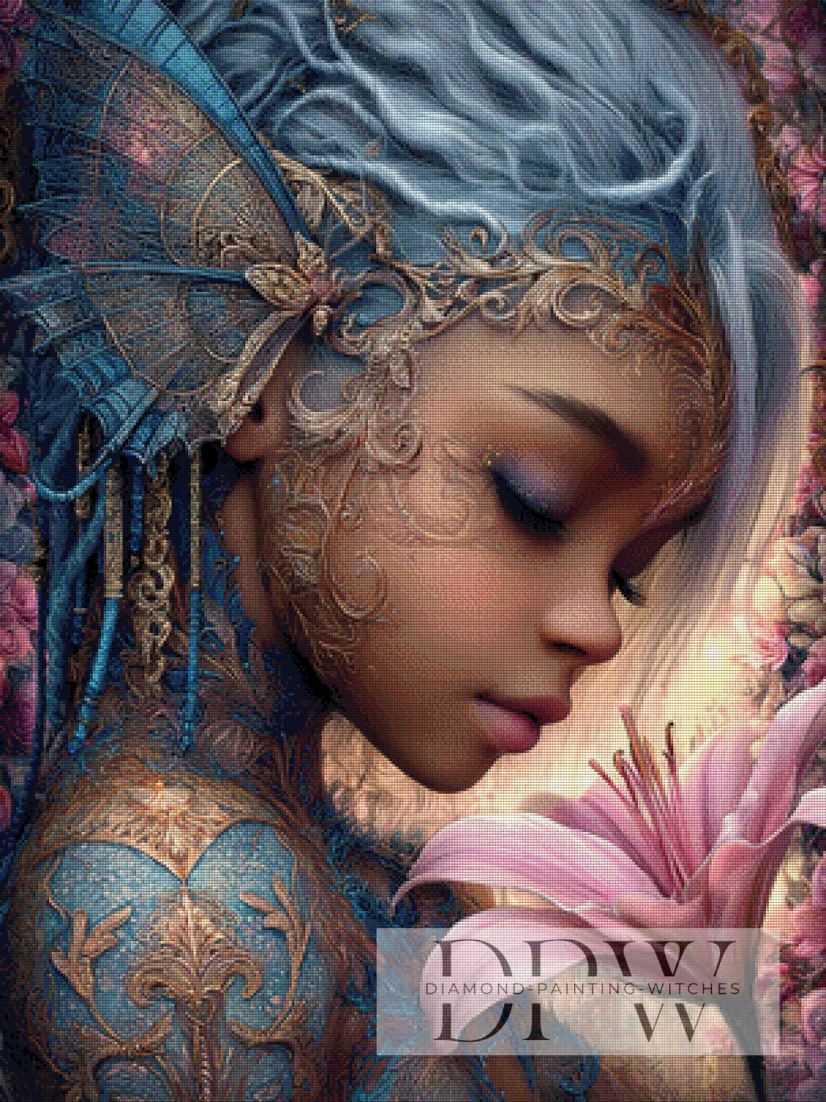 Lily of Dreams by Elly_A.I. with 220 colors