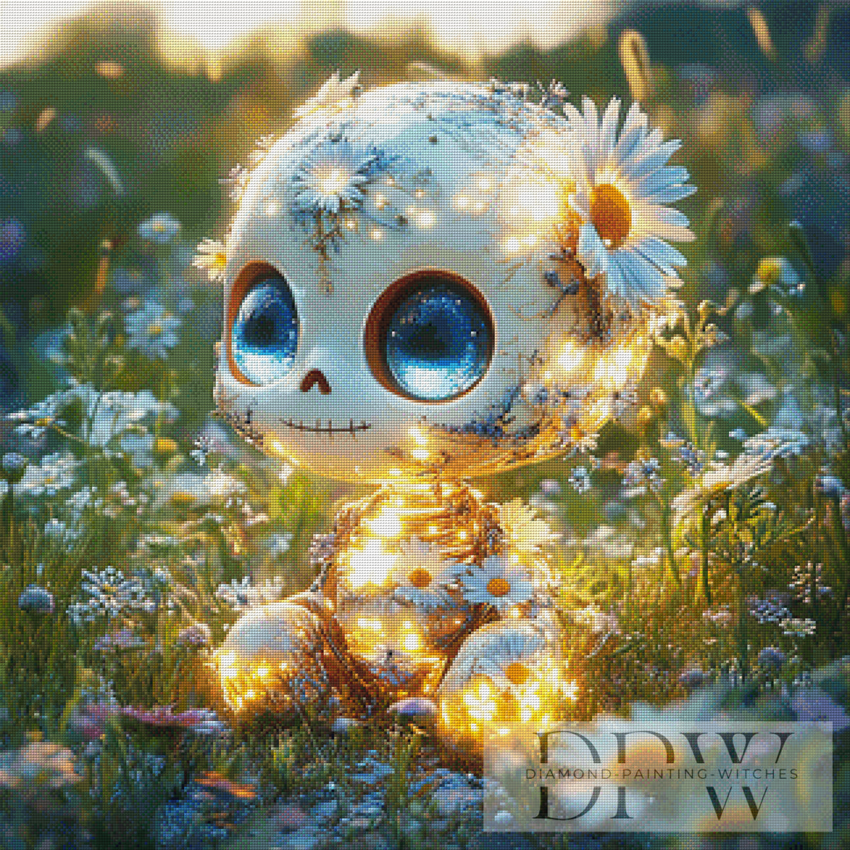 Fairy Lights Ghost by Lisa Morgan with 260 colors