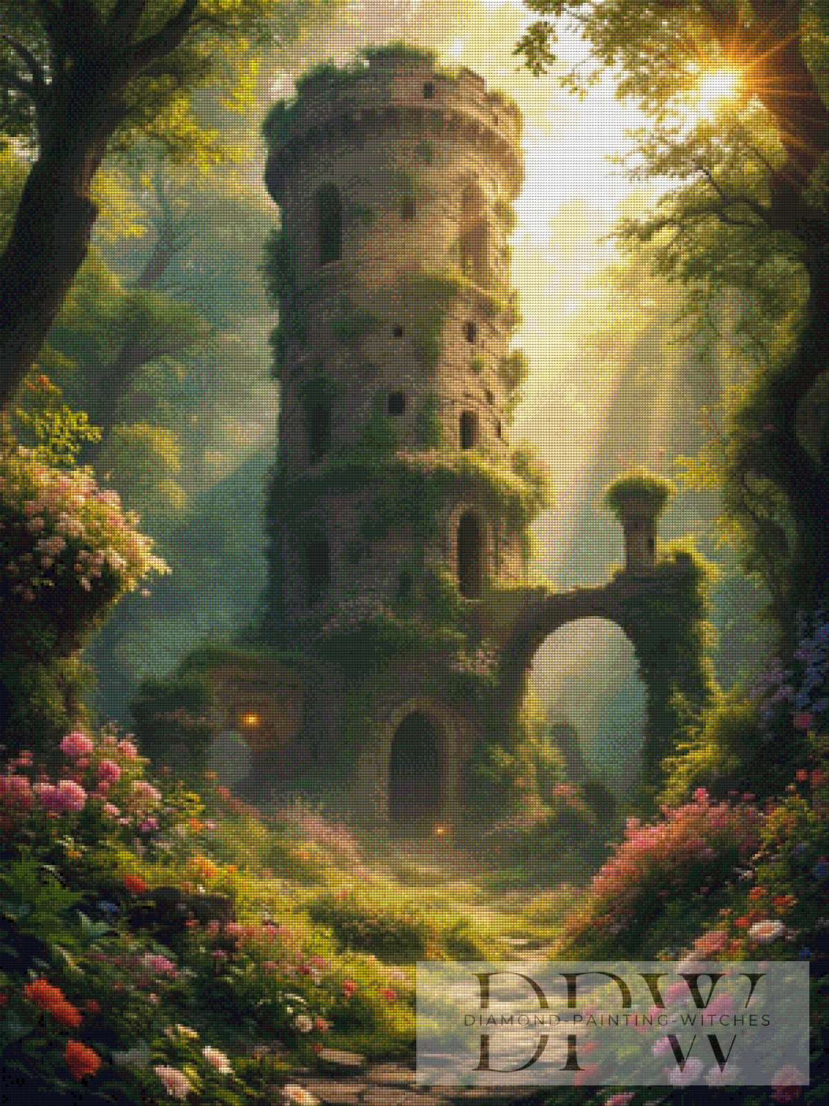 Lost Burg by QN, mit 195 Farben
