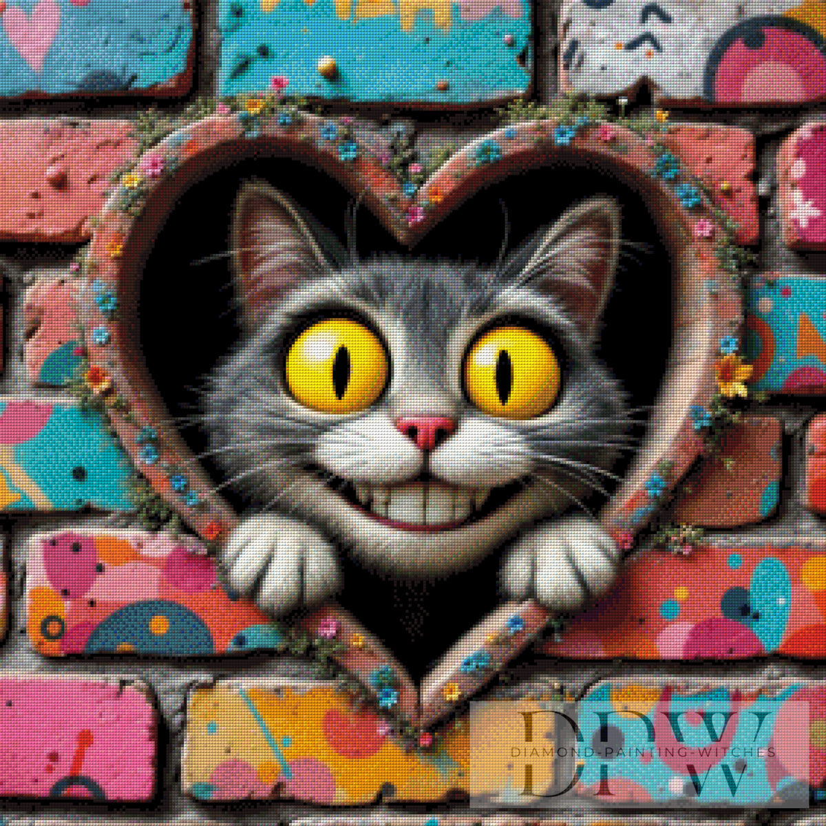Glubschi Katze by QN, mit 260 Farben