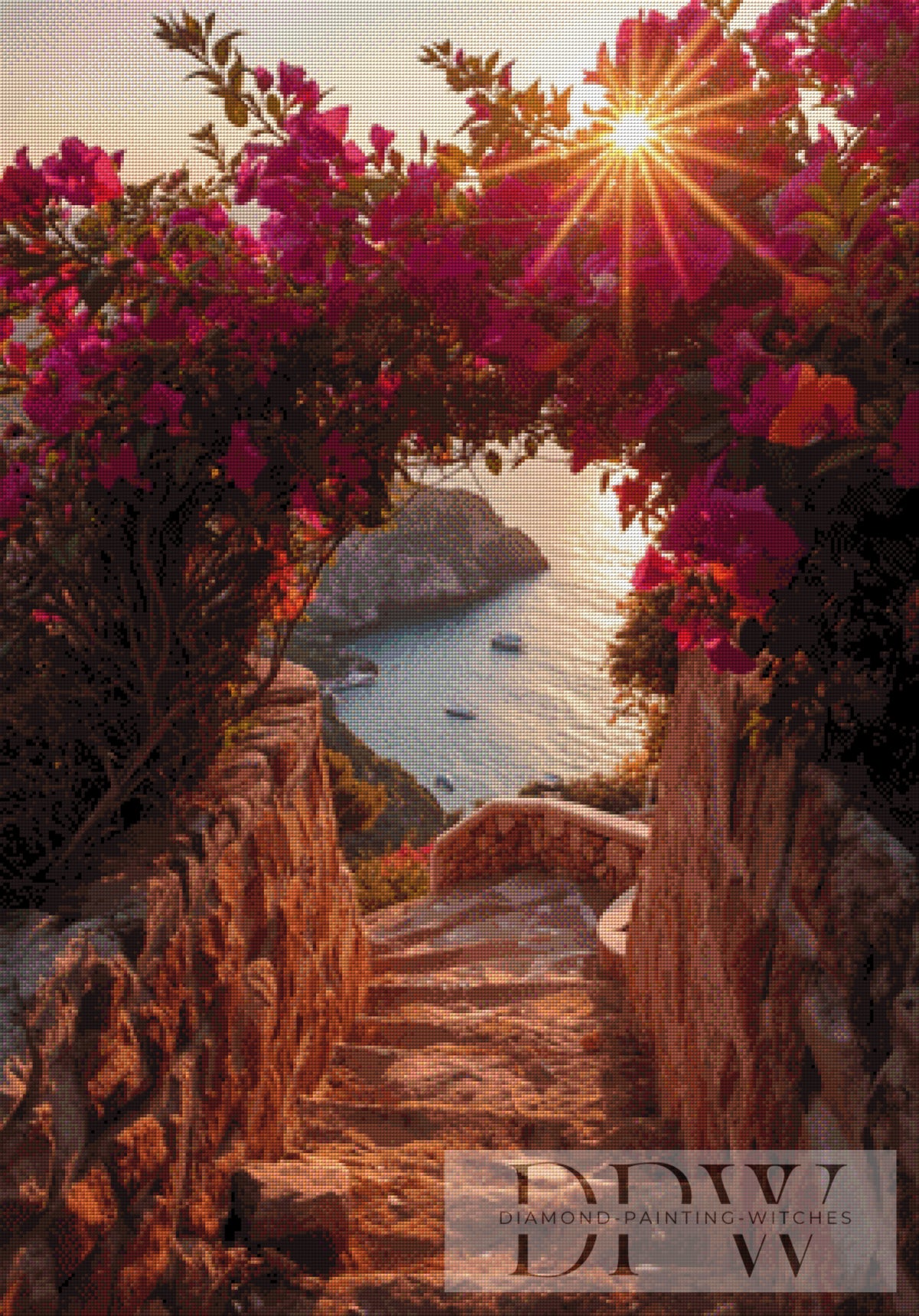 Weg zum Wasser by CreatiVart mit 200 Farben