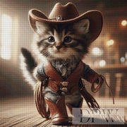 Cowboy Cat by CreatiVart with 115 colors