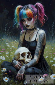 Rainbow Hair & Skull by Casalla Vendetta with 250 colors