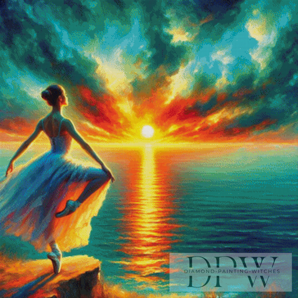 Tanz in den Sonnenuntergang by CreatiVart mit 230 Farben