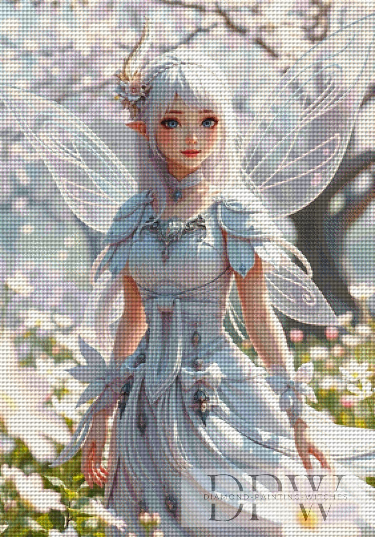 White Fairy by CreatiVart with 180 colors