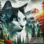 Forest Cat by CreatiVart with 260 colors