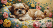Shih Tzu chilling by CreatiVart with 240 colors
