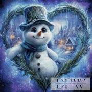 Cheerful Snowman by Sweet_Loco_AI mit 120 Farben