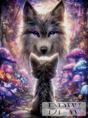 Wolf Family by Sweet_Loco_AI with 200 colors