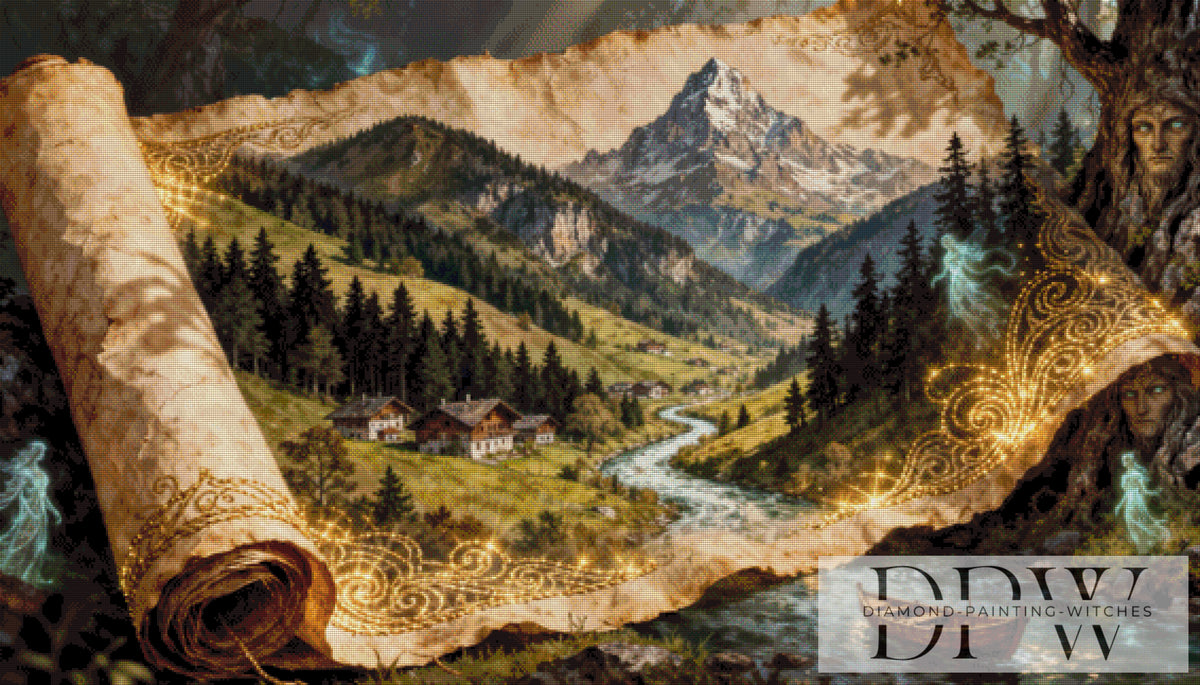Swiss Alps Scroll by Pixxel Pics mit 180 Farben