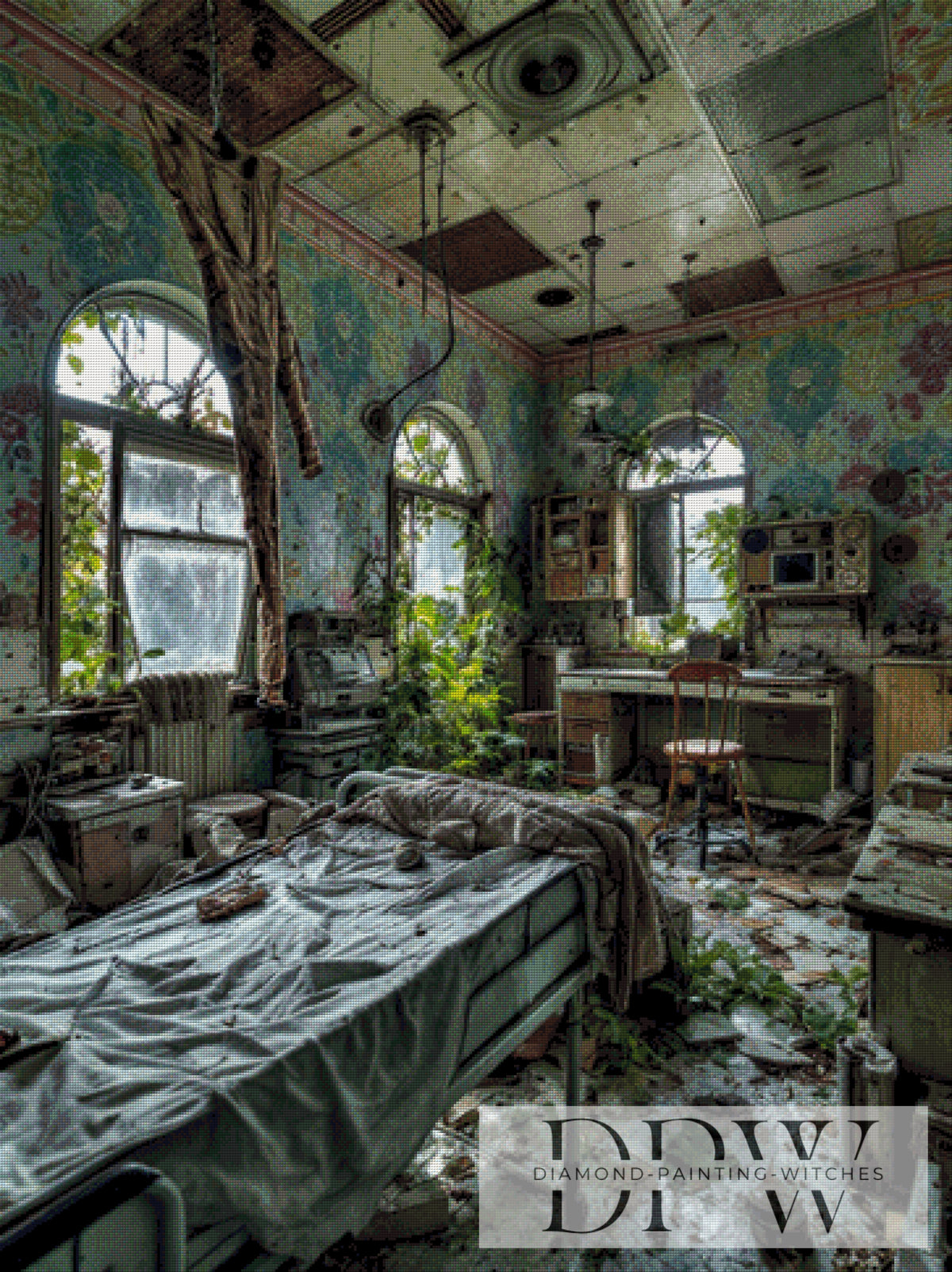 QN作「Lost Krankenzimmer」、140色使用